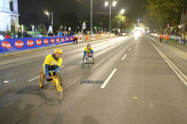 Erste Bank Vienna night run 2013, L&auml;ufer mit R&auml;dern