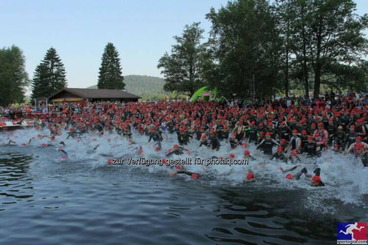 XTerra European Tour France Schwimmen, Start (Bild: sportgraf)