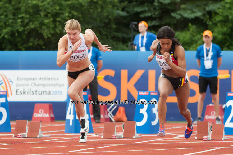 Carina Pölz, 100m (Bild: ÖLV/Coen Schilderman)