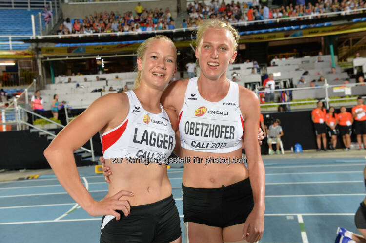 Sarah Lagger, Andrea Obetzhofer, Siebenkampf, U18-WM Cali (Bild: ÖLV/Jiro Mochizuki)