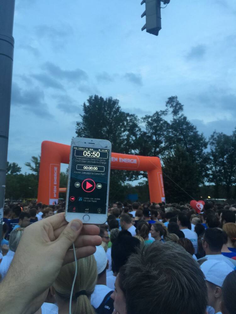 Runplugged App beim Wien Energie Business Run 2015