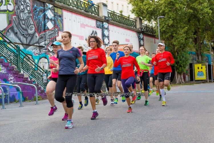 Vorbereitungstraining zum erste bank vienna night run mit Elisabeth Niedereder