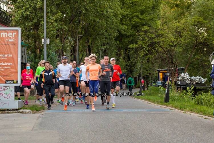 Vorbereitungstraining zum erste bank vienna night run mit Elisabeth Niedereder