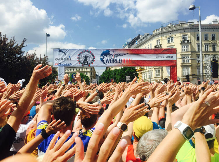 Hände, Menschen, Wave, Wings For Life World Run